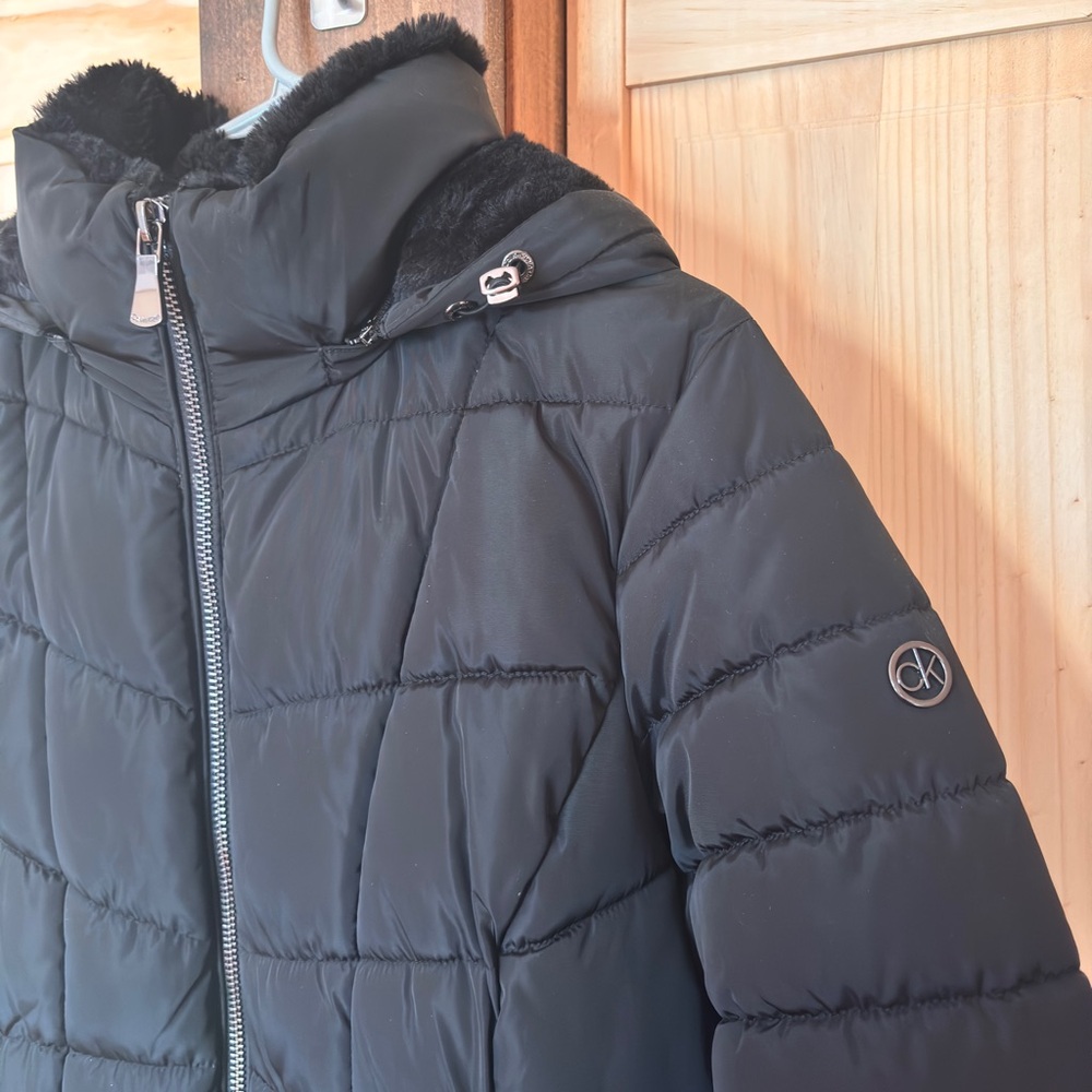 Calvin Klein Black Puffer Jacket - Picture 10 of 12